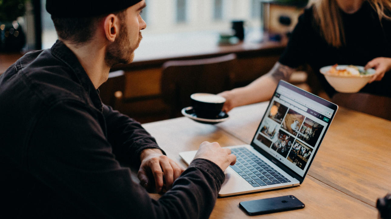 Cafe website design